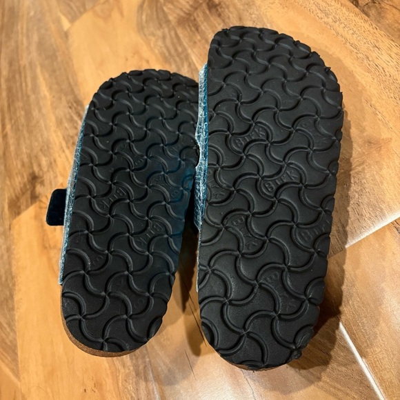 Birkenstock Classic Arizona Anaconda Women's Mules Turquoise Size 7 -7.5 - Picture 7 of 12